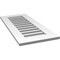 Ekena Millwork Vertical Surface Mount PVC Gable Vent: Functional, w/ 3-1/2"W x 1"P Standard Frame, 16"W x 36"H GVPVE16X3601SF - alternate 4